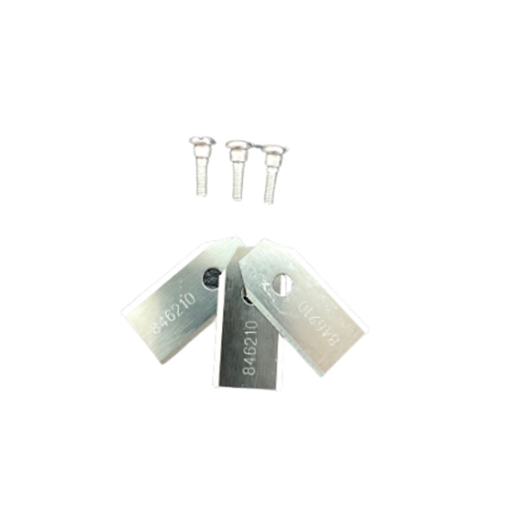 3 Lames et vis pour robot tondeuse Yard Force - Accessoires pour robot