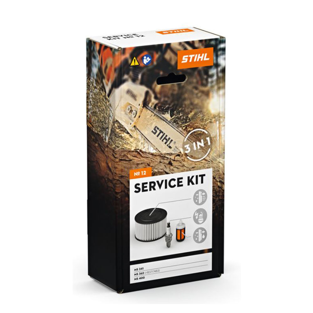 Kit d'entretien n°12 pour Tronçonneuse STIHL MS241, MS362, MS400 - 11400074101 - Kit d'entretien