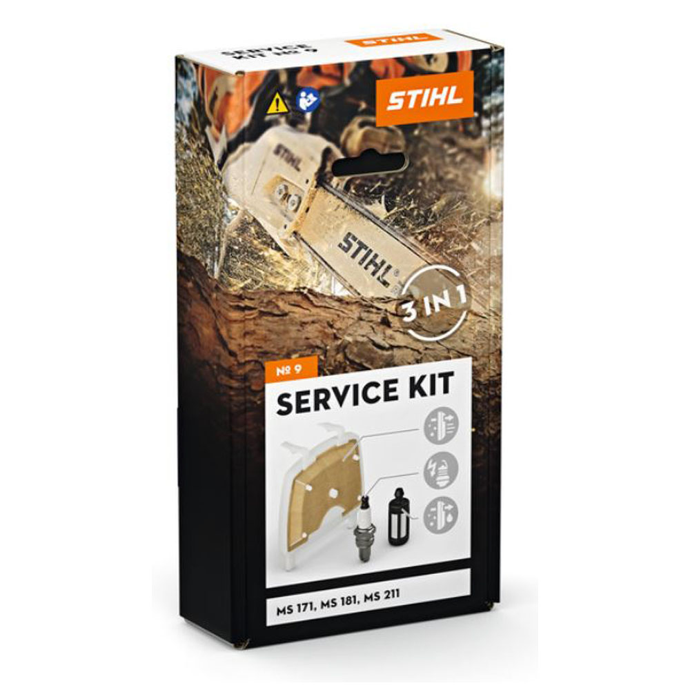 Kit d'entretien n°9 pour Tronçonneuse STIHL MS171, MS181, MS211 - 11390074100 - Kit d'entretien