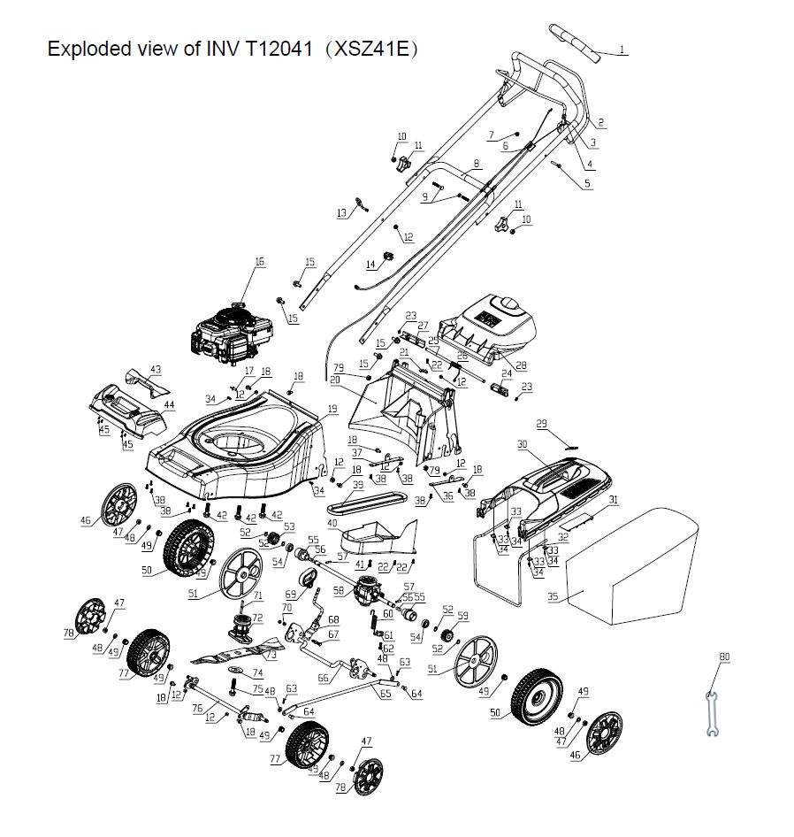 Douille de sortie - 1200133000 pour INV T12041 - Pièces détachées & conso