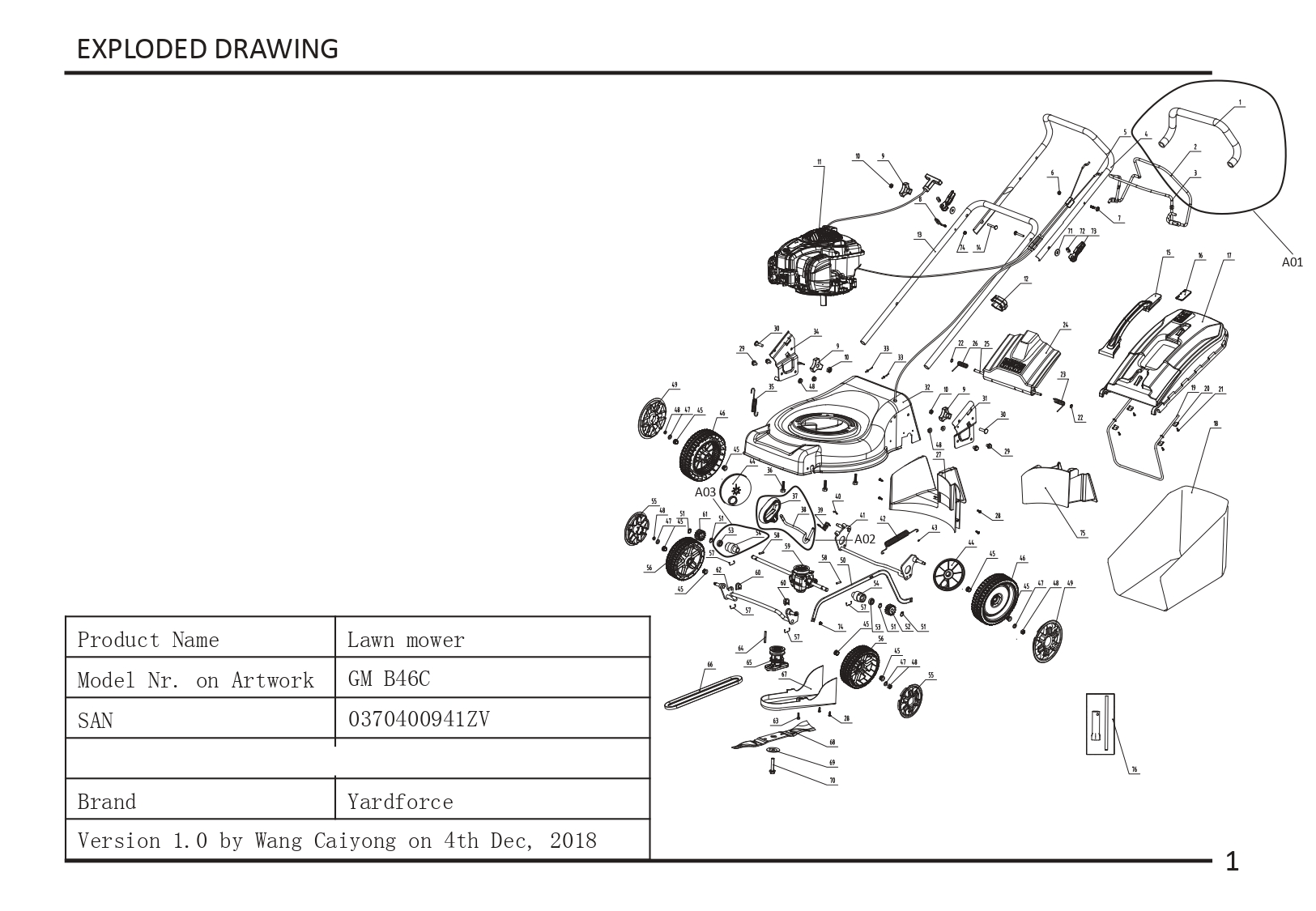 Douille de changement de roue - 1200007001 pour GM B46C, GM B46CK, GM B41A, GM B46E, LM G40A, LM G37A, INV E1944 P, INV E1740 P - Pièces détachées & conso