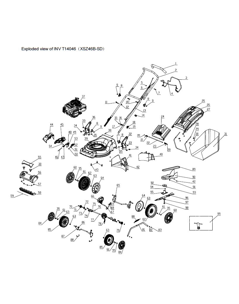 Enjoliveur de 250 mm - 1052586000 pour INV T14046, INV T1456 H2, INV T17051 H SPE, INV T17051 SPE, INV T17051 SPE DE, INV T20053 - Roue tondeuse