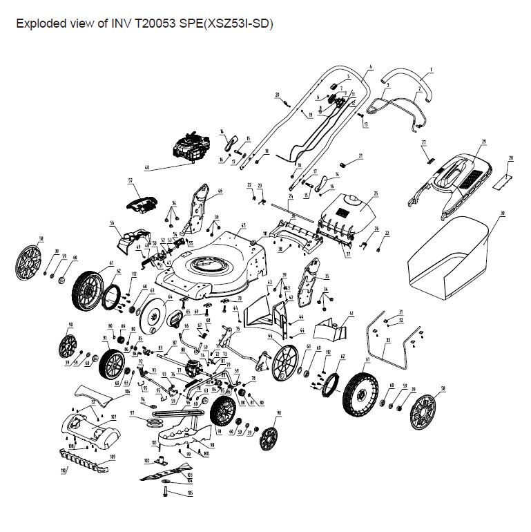 Adaptateur de lame - 1001952000 pour INV T20053 SPE - Support de lame