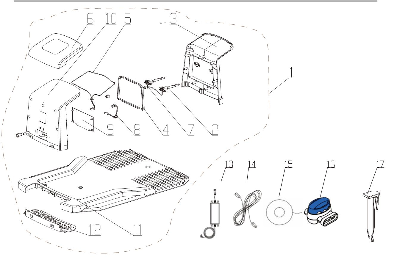 Circuit imprimé du panneau - 1958735A01 pour CLASSIC 500B - Pièces détachées & conso