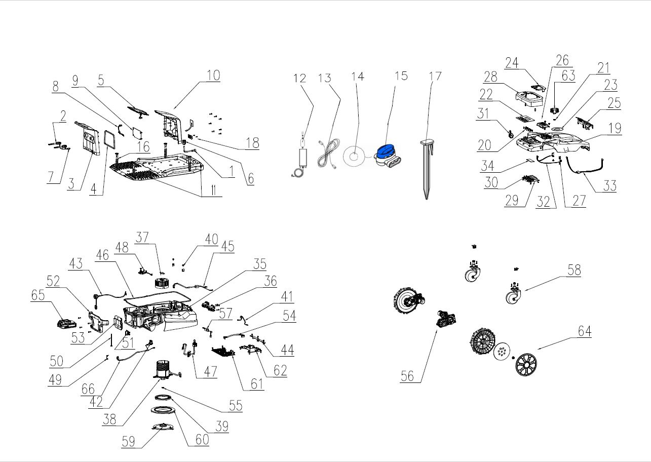 Assemblage de la carte pilote - 2344C00032 pour MB 800 - Interrupteur, solénoïde, démarreur