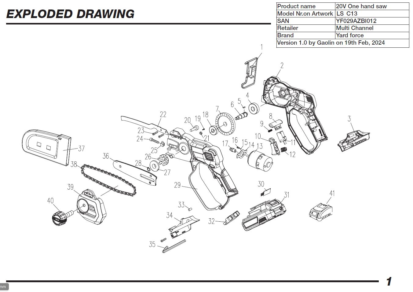 Changer  - AZBI011011 pour LS C13 - Pièces détachées & conso