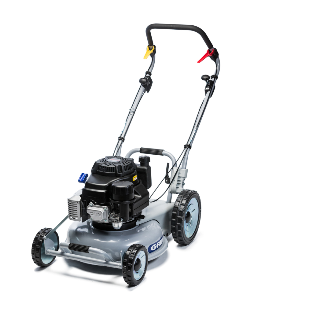 Tondeuse Thermique Grin PM46A KW - Kawasaki Fj180V KAI - 46 cm - 4 temps - 179 cm³ - Tondeuse à gazon
