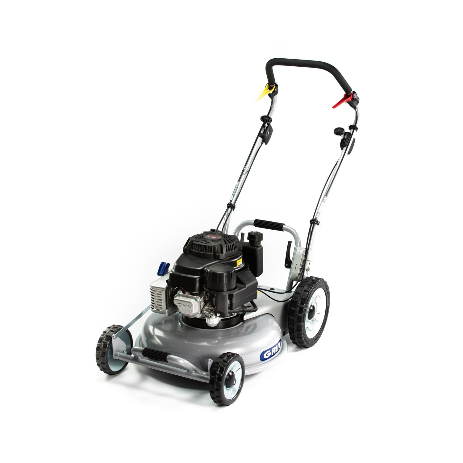 Tondeuse Thermique Grin PM53A KW - Kawasaki Fj180V KAI - 53 cm - 4 temps - 179 cm³ - Tondeuse à gazon