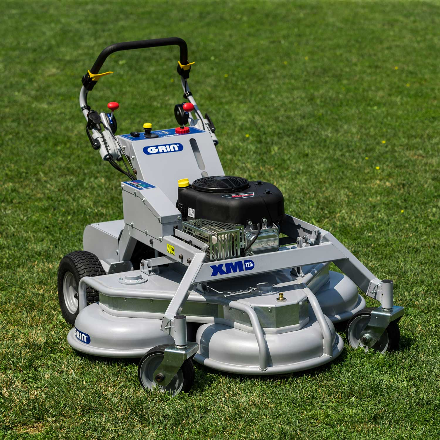 Tondeuse Thermique Grin XM120A - Briggs & Stratton 4175EX - 120 cm - 4 temps - 500 cm³ - Tondeuse à gazon