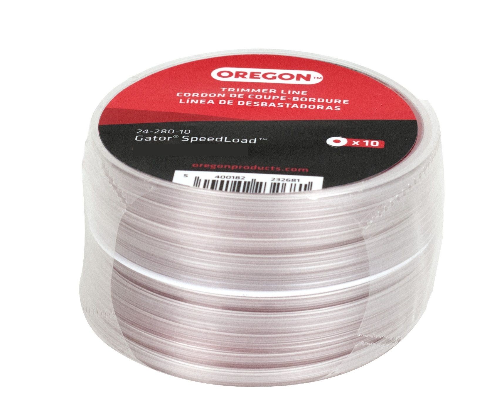 Fil 2.4mm x10 disques pour Gator SpeedLoad 24550 OREGON - Fil débroussailleuse