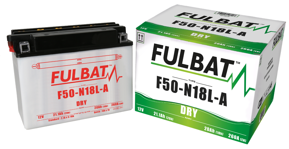 BATTERIE F50-N18L-A ACIDE SEPARE (FOURNI) 12V 21.1 Ah 205-90-162 - / + - Batterie