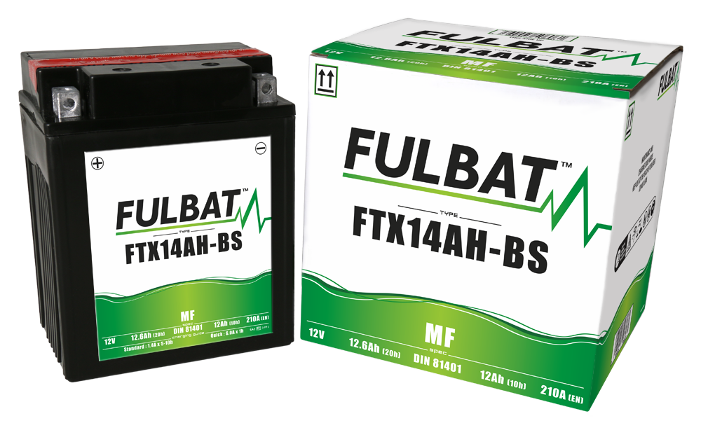 BATTERIE FTX14AHL-BS ACIDE SEPARE (FOURNI) 12V 12.6 Ah 135-90-167 - / + - Batterie