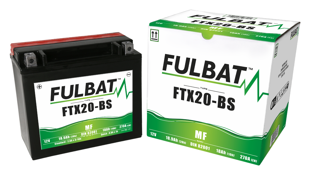 BATTERIE FTX20-BS ACIDE SEPARE (FOURNI) 12V 18.9 Ah 175-87-155 + / - - Batterie