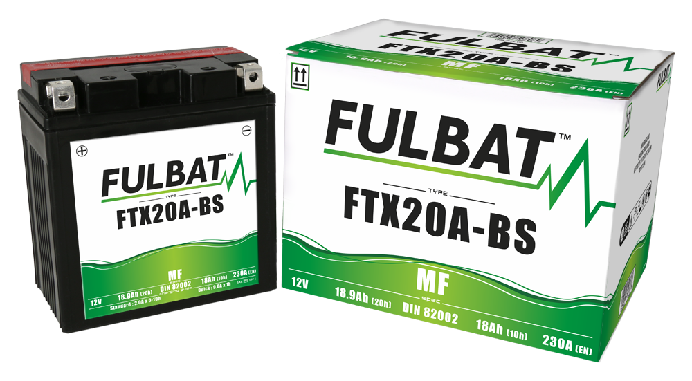 BATTERIE FTX20L-BS ACIDE SEPARE (FOURNI) 12V 18.9 Ah 175-87-155 - / + - Batterie