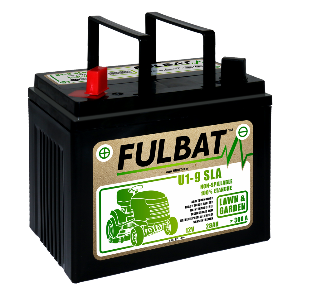 Batterie pour autoportée U1-9 SLA Fulbat 550901 28Ah et 12V - Batterie