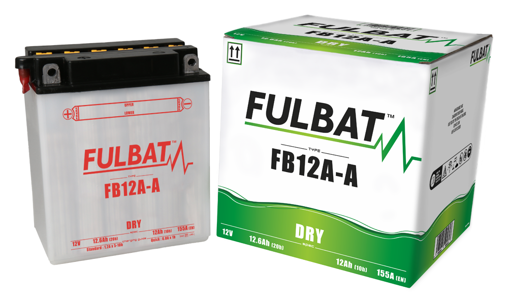 BATTERIE FB12A-A ACIDE SEPARE (FOURNI) 12V 12.6 Ah 134-80-160 + / - - Batterie